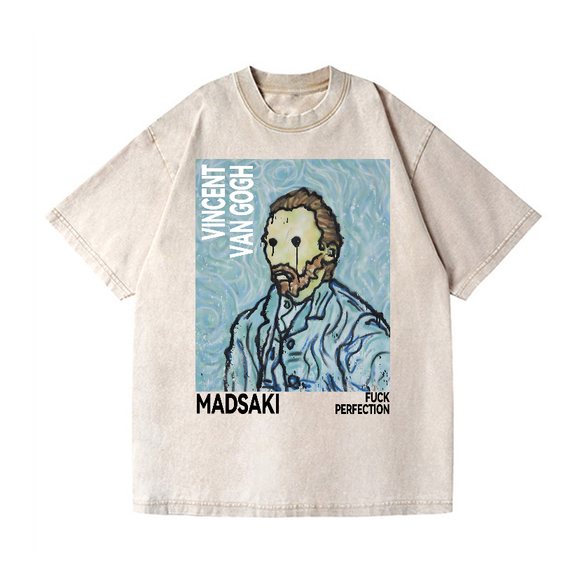 Madsaki Fuck Perfection Vintage Wash Japanese Design T-Shirt
