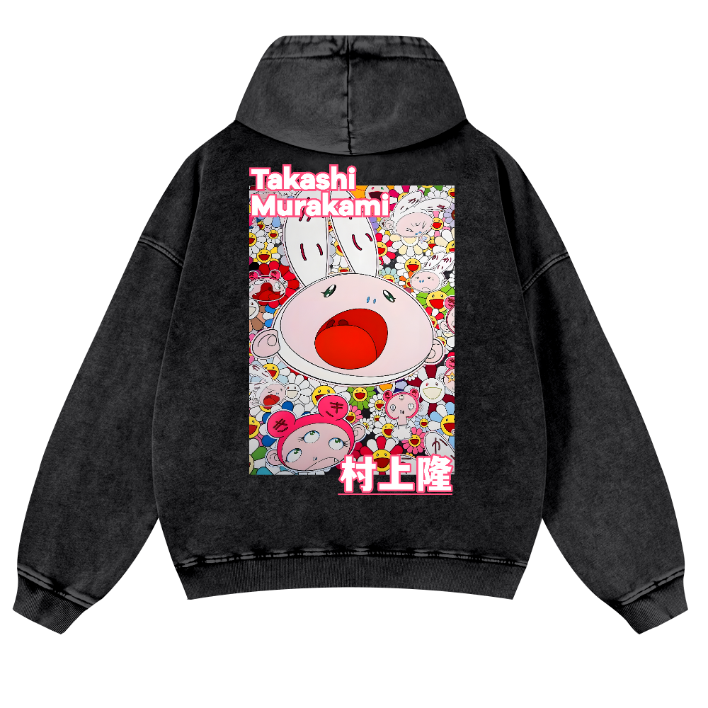 TM Vintage Washed Cotton Back Art Hoodie