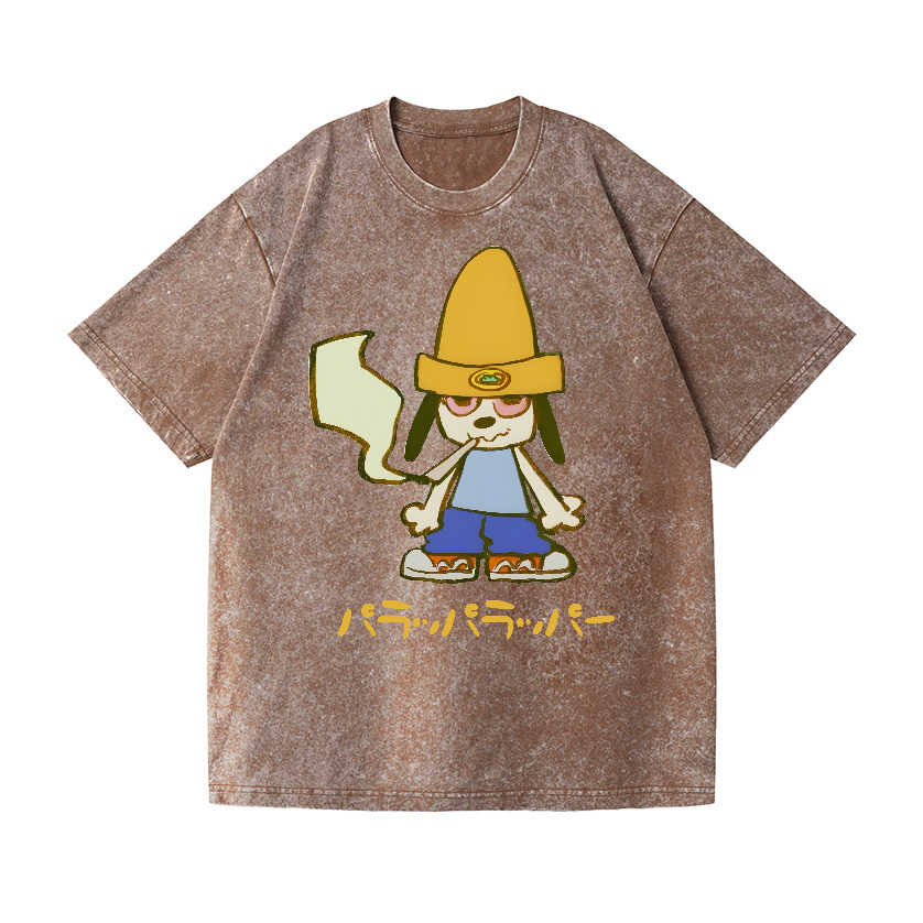 Parappa the Rapper Vintage Wash Japanese Design T-Shirt