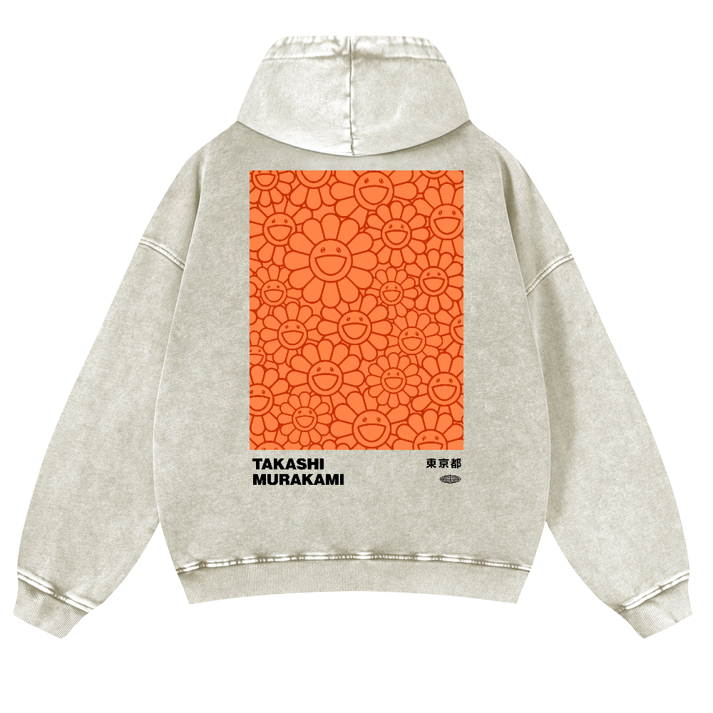 TM Vintage Washed Cotton Back Art Hoodie