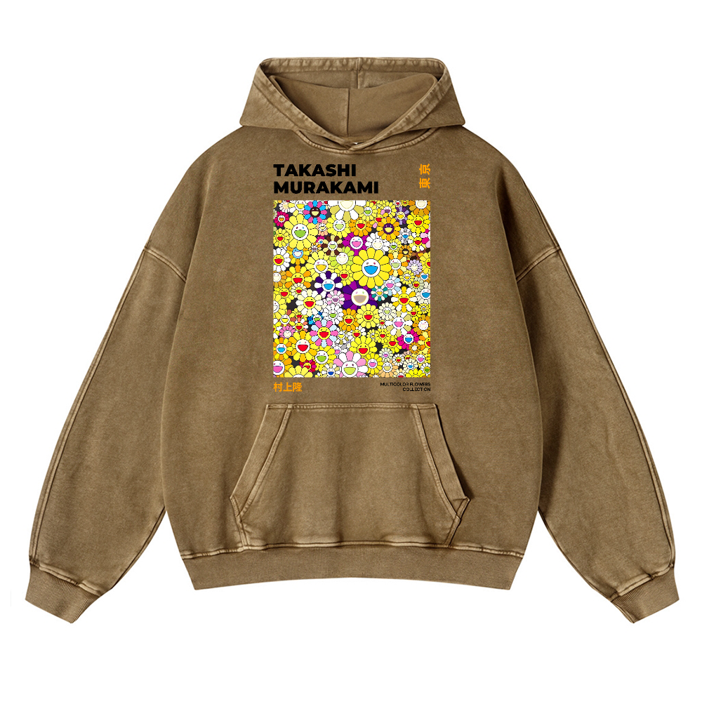 Sunflower TM Vintage Washed Thick Cotton Hoodie