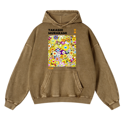 Sunflower TM Vintage Washed Thick Cotton Hoodie