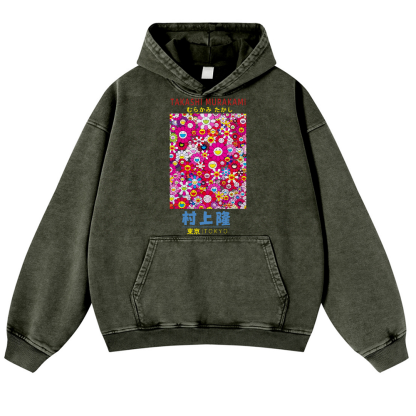 Sunflower TM Vintage Washed Thick Cotton Hoodie