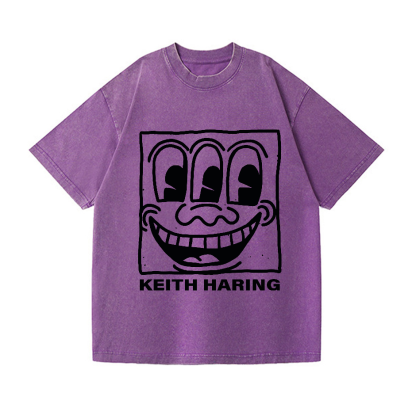 Keith Haring Vintage Wash Japanese Design T-Shirt