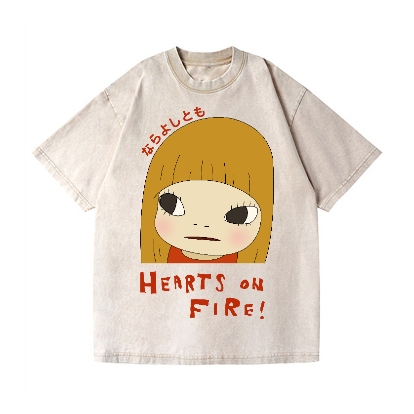 Nara Yoshitomo Vintage Wash Japanese Design T-Shirt