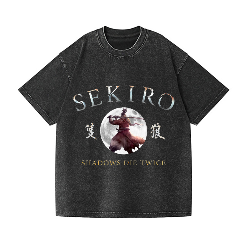 Sekiro Vintage Wash Japanese Design T-Shirt