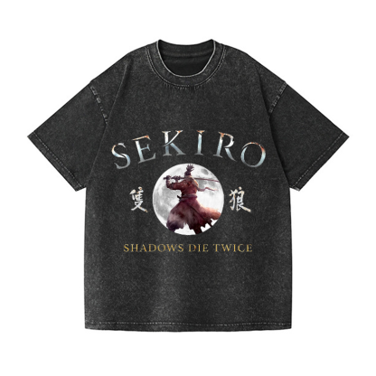 Sekiro Vintage Wash Japanese Design T-Shirt