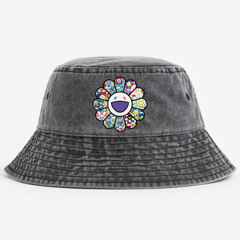 Sunflower TM Vintage 100% Cotton Bucket Hat