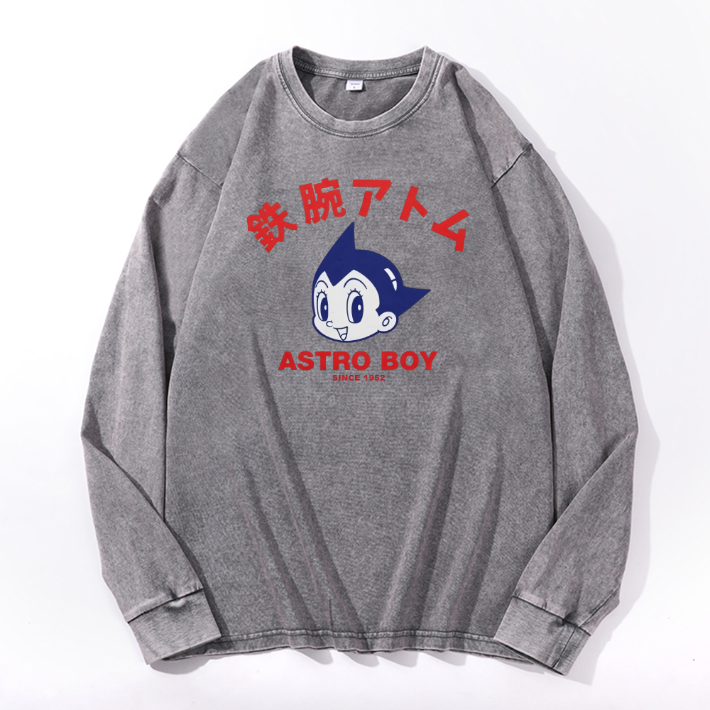 Astro Boy Vintage Cotton Wash Crewneck Sweatshirt