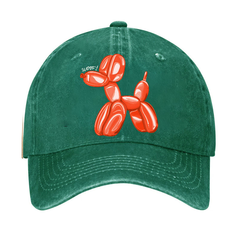Koons Balloon Dog Vintage Cotton Cap