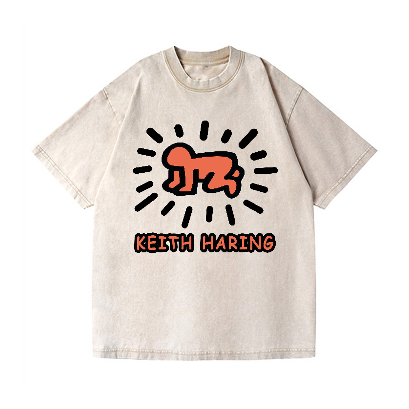 Keith Haring Vintage Wash Japanese Design T-Shirt