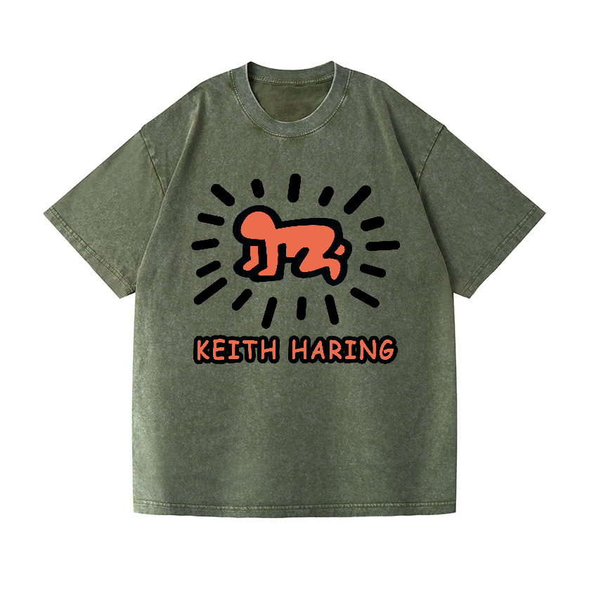 Keith Haring Vintage Wash Japanese Design T-Shirt