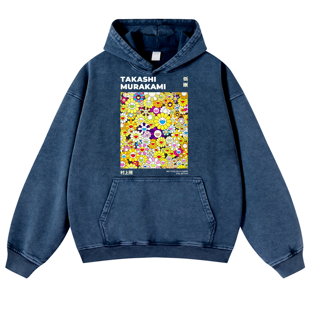 Sunflower TM Vintage Washed Thick Cotton Hoodie