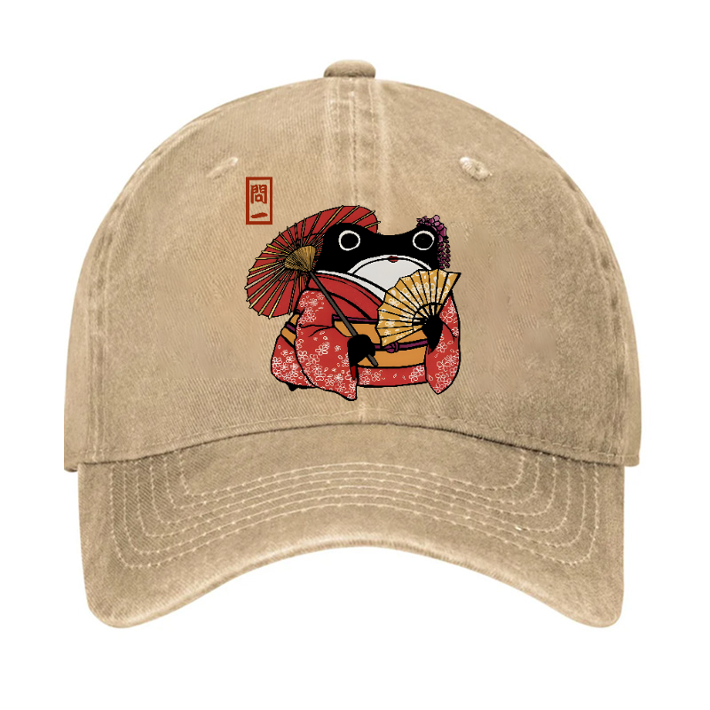 Matsumoto Hoji Frog Vintage Cotton Cap