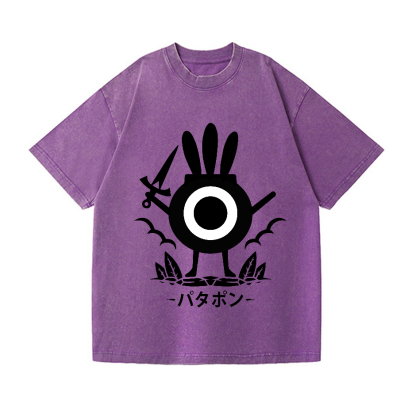 Patapon Vintage Wash Japanese Design T-Shirt