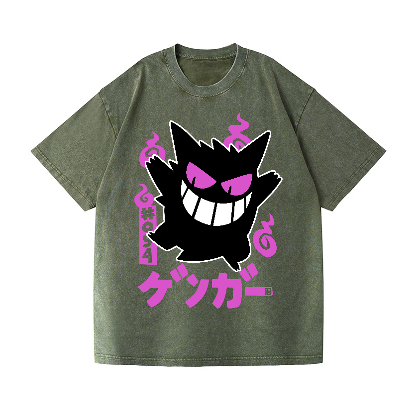  Ghost Vintage Wash Japanese Design T-Shirt