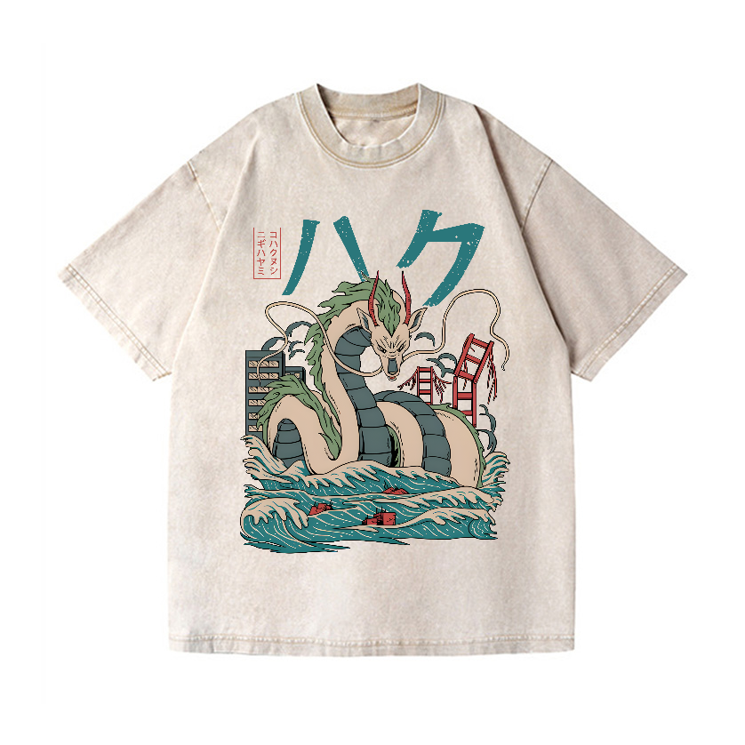 Ghibli Vintage Wash Japanese Design T-Shirt