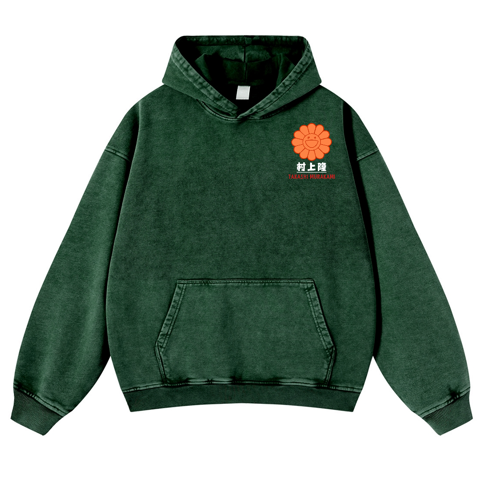 TM Vintage Washed Cotton Back Art Hoodie