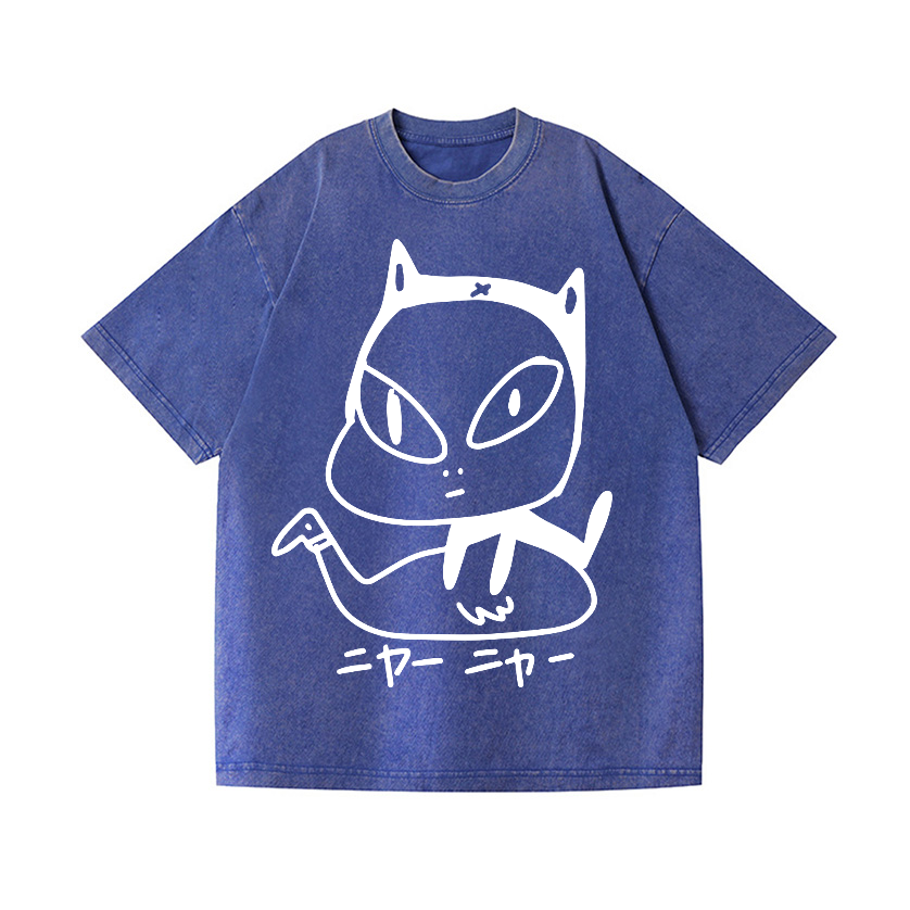 Nara Yoshitomo Vintage Wash Japanese Design T-Shirt