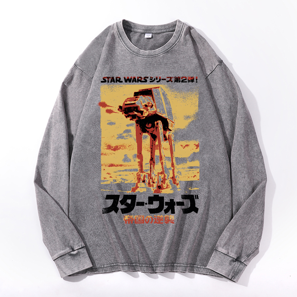 Star Wars Vintage Cotton Wash Long-sleeve T-shirt