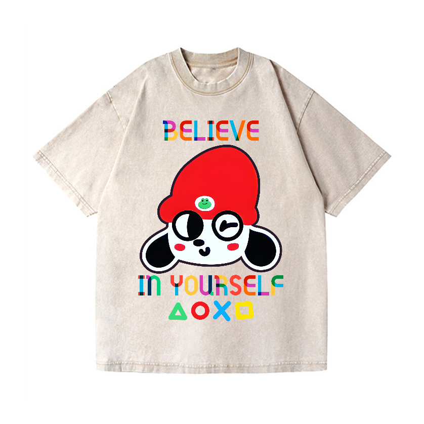 PaRappa the Rapper Vintage Wash Japanese Design T-Shirt