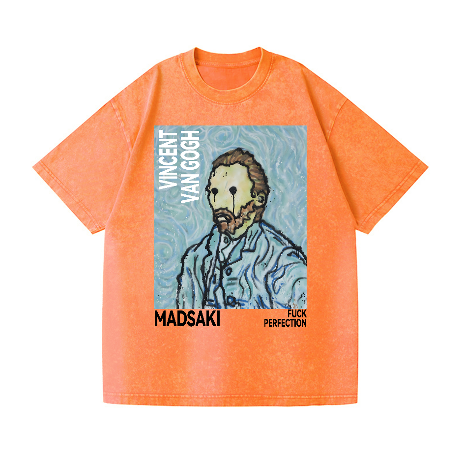 Madsaki Fuck Perfection Vintage Wash Japanese Design T-Shirt