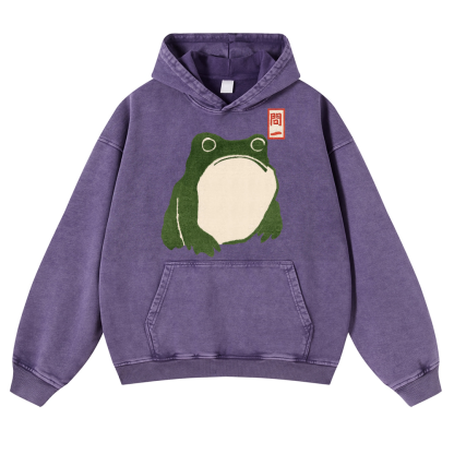 Matsumoto Hoji Vintage Washed Thick Cotton Hoodie