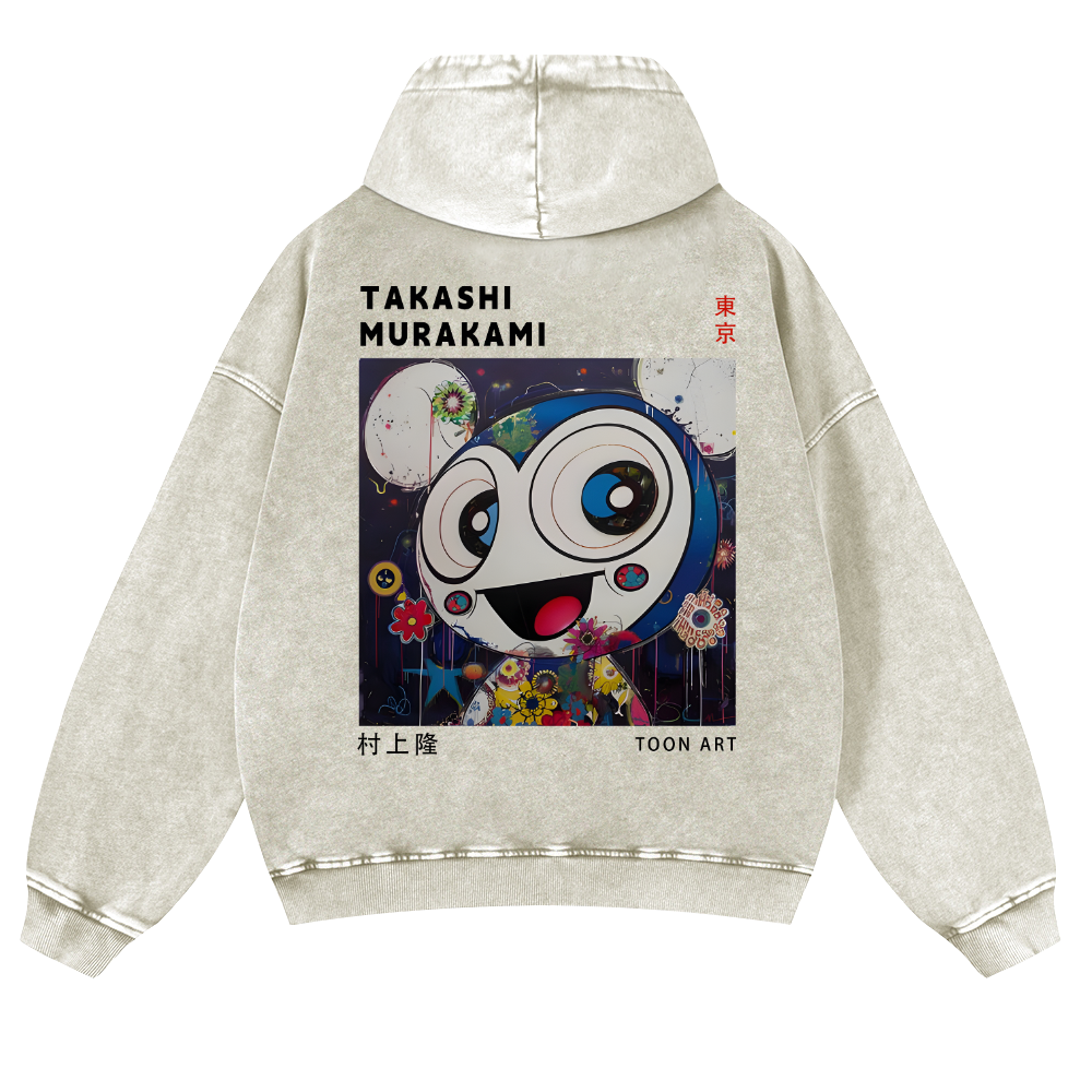TM Vintage Washed Cotton Back Art Hoodie