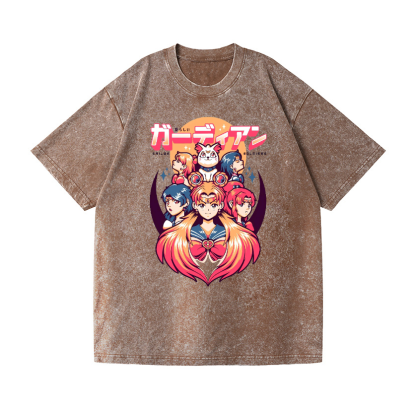 Sailor Moon Vintage Wash Japanese Design T-Shirt