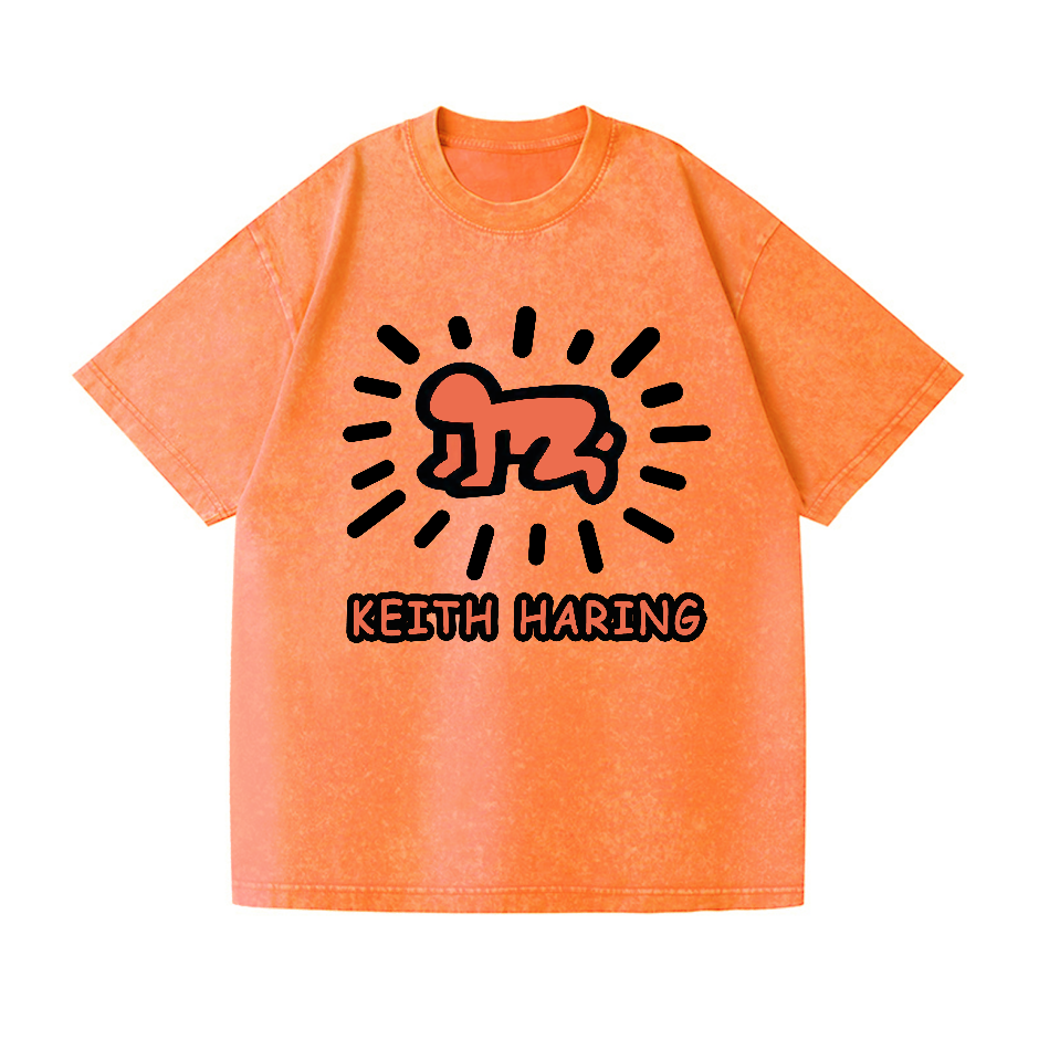 Keith Haring Vintage Wash Japanese Design T-Shirt