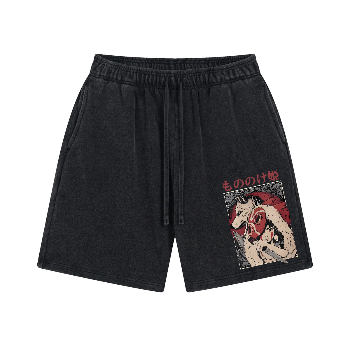 Ghibli Vintage Pure Thick Cotton Shorts