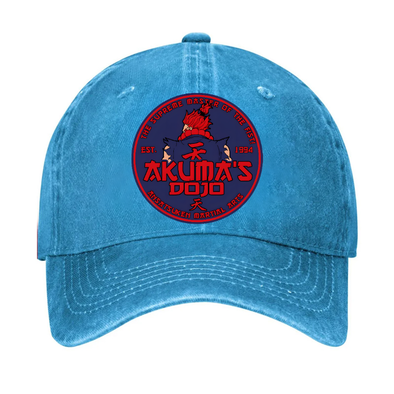 Street Fighter Akuma Vintage Cotton Cap