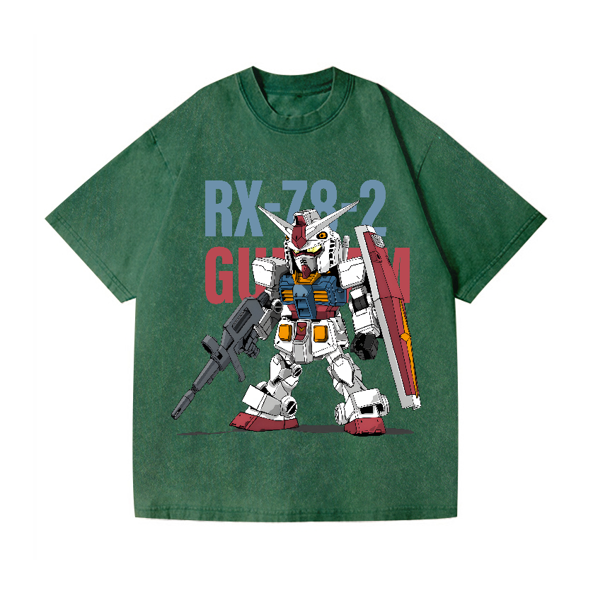 Gundam Vintage Wash Japanese Design T-Shirt