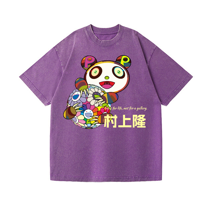 Panda TM Vintage Wash Japanese Design T-Shirt