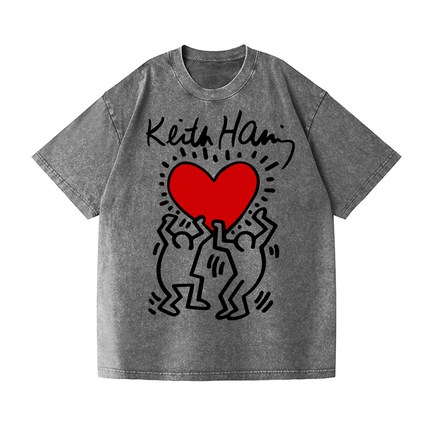 Keith Haring Vintage Wash Japanese Design T-Shirt