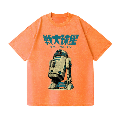 Star Wars Vintage Wash Japanese Design T-Shirt