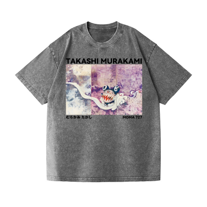 Japan Sunflower TM Vintage Wash Japanese Design T-Shirt