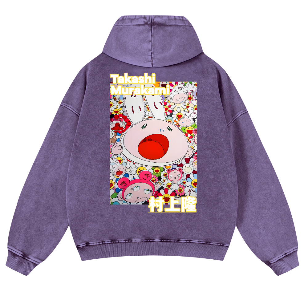 TM Vintage Washed Cotton Back Art Hoodie