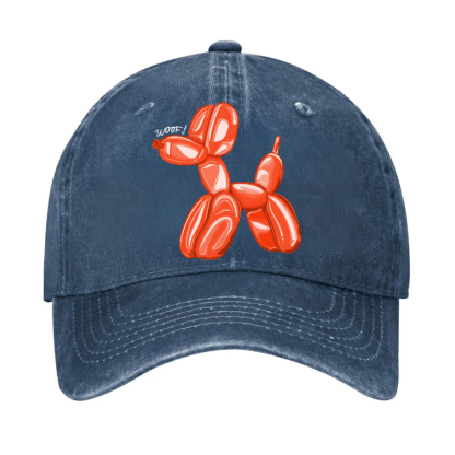 Koons Balloon Dog Vintage Cotton Cap