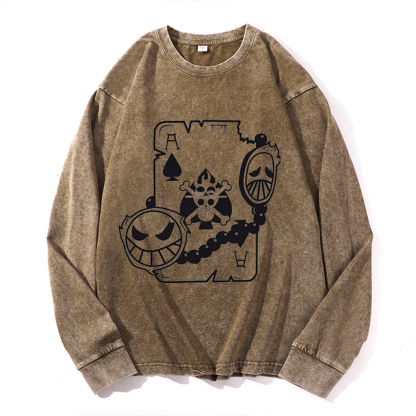 OP Vintage Cotton Wash Crewneck Sweatshirt