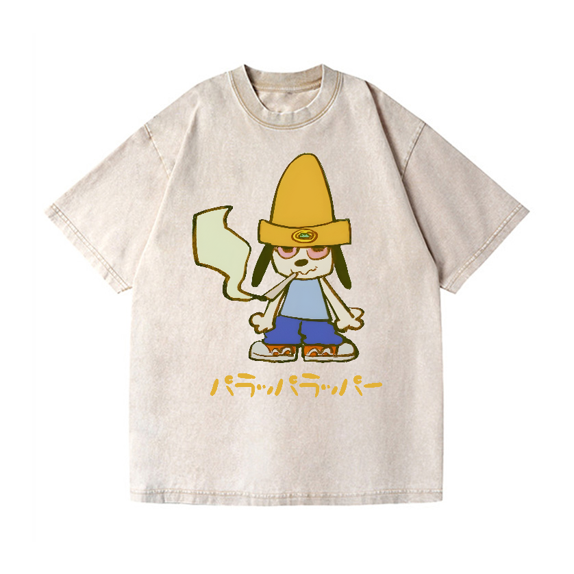 Parappa the Rapper Vintage Wash Japanese Design T-Shirt
