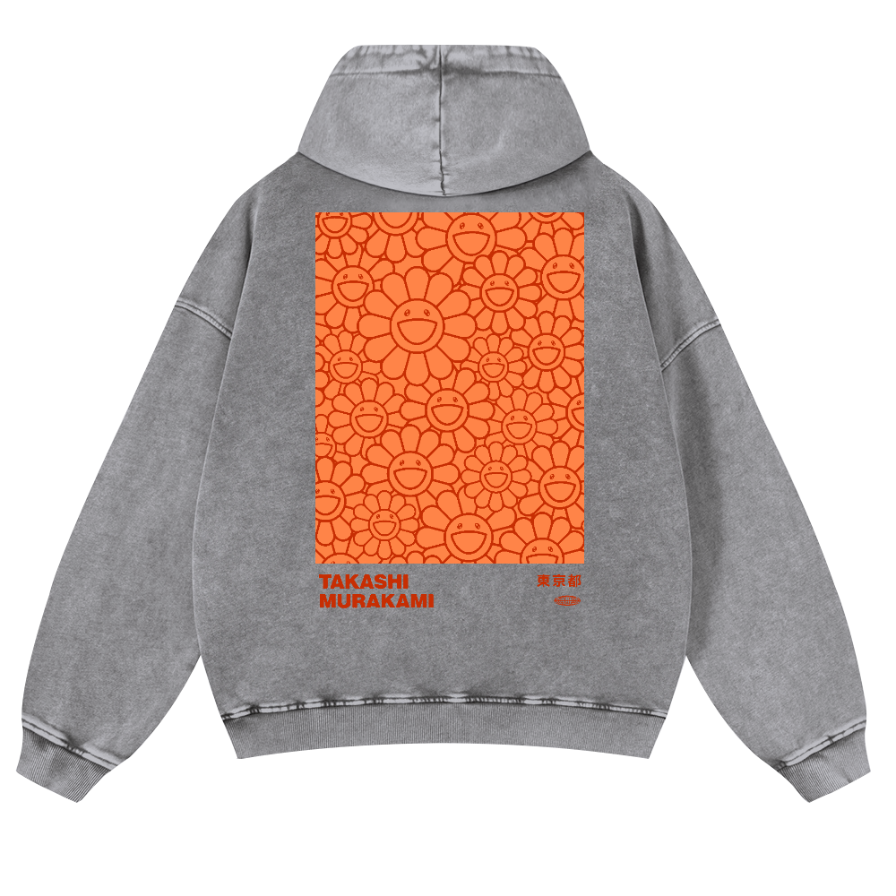 TM Vintage Washed Cotton Back Art Hoodie