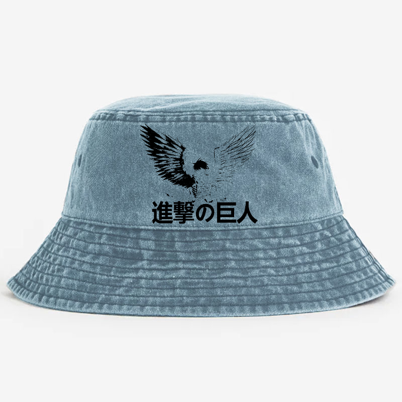 AOT Vintage 100% Cotton Bucket Hat