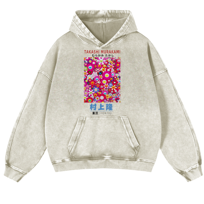 Sunflower TM Vintage Washed Thick Cotton Hoodie