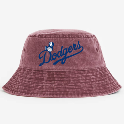 Dodgers Japan Sunflowe TM Vintage 100% Cotton Bucket Hat