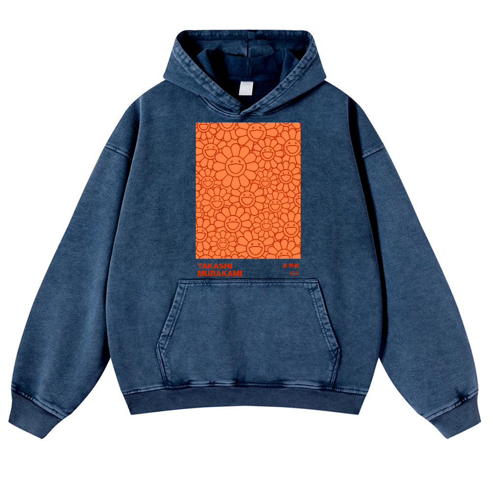 Sunflower TM Vintage Washed Thick Cotton Hoodie