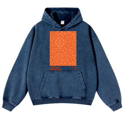 Sunflower TM Vintage Washed Thick Cotton Hoodie