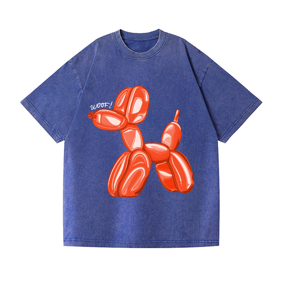 Koons Balloon Dog Vintage Wash Japanese Design T-Shirt
