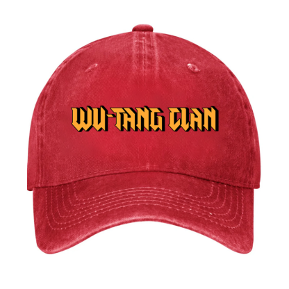 Wu Tang Clan Text Vintage Cotton Cap