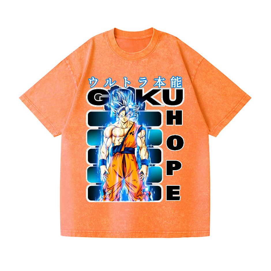 Dragon Ball Son Goku Vintage Wash Japanese Design T-Shirt